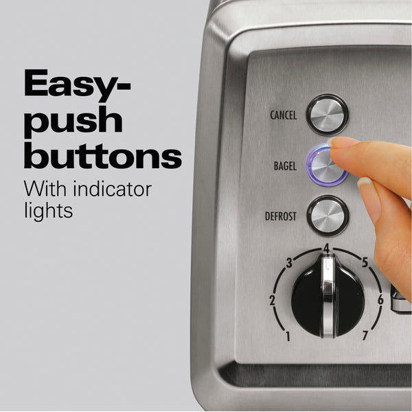  2 Slice Extra-Wide Slot Toaster Chrome
